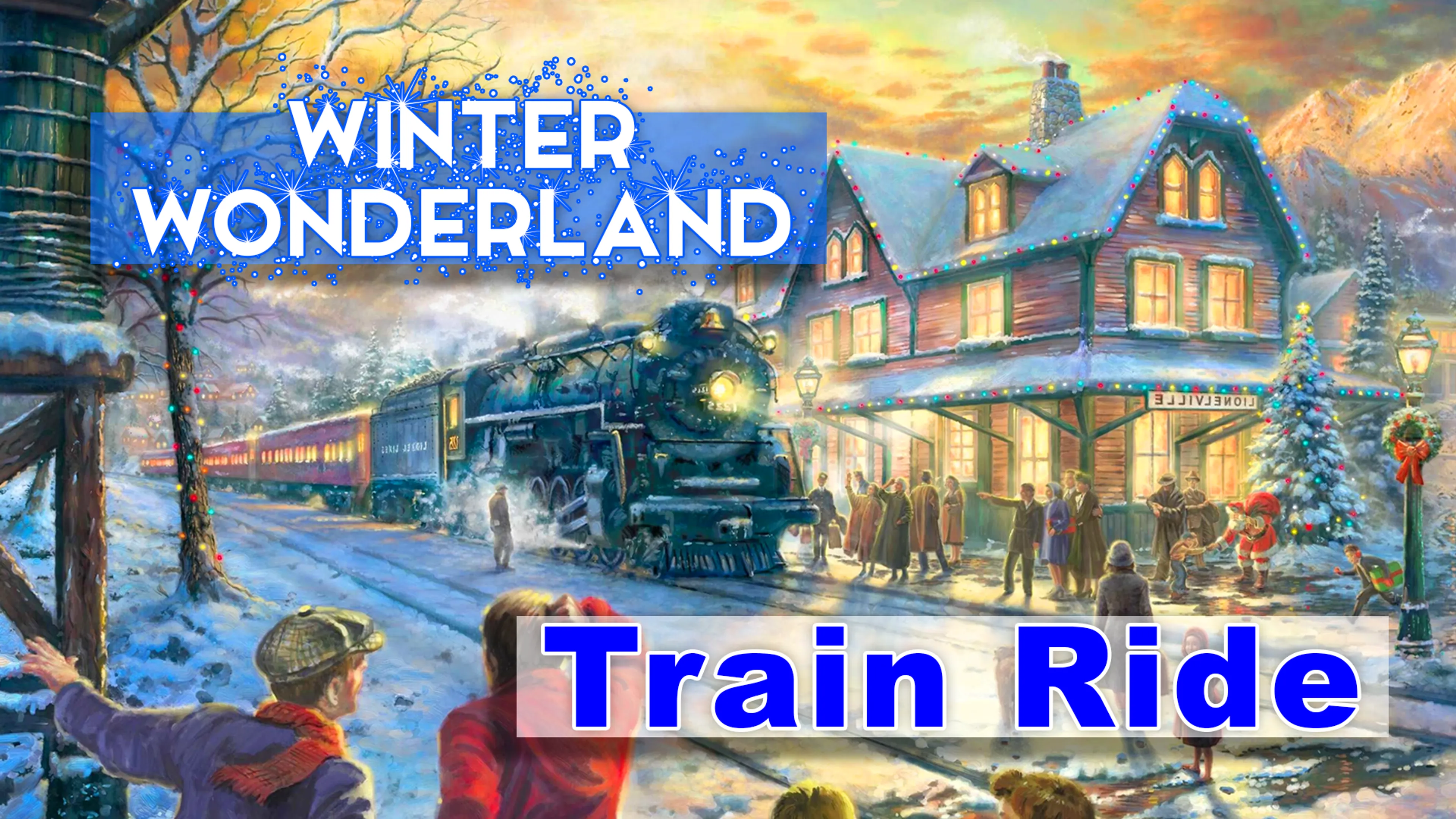 Winter Wonderland Train Ride poster